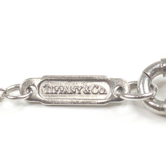 TIFFANY Silver Diamond Necklace - Picture 3 of 6